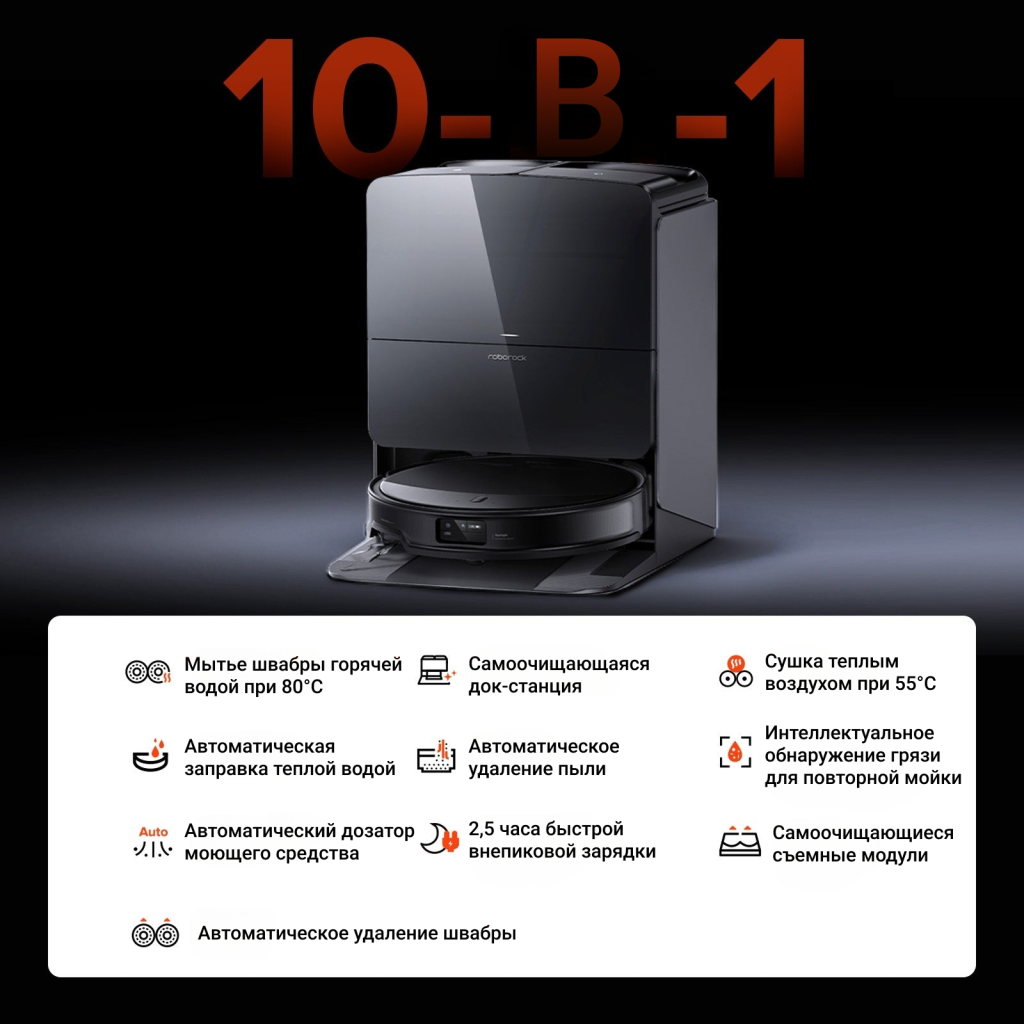 Робот-пылесос Roborock Saroc 10R