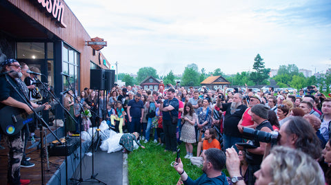 Борис Гребенщиков и группа "Аквариум" в Harley-Davidson Казань