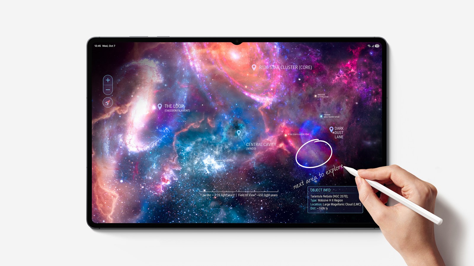 Экран Galaxy Tab S12 Ultra с каплевидным вырезом и S Pen Экран Galaxy Tab S12 Ultra с каплевидным вырезом и S Pen