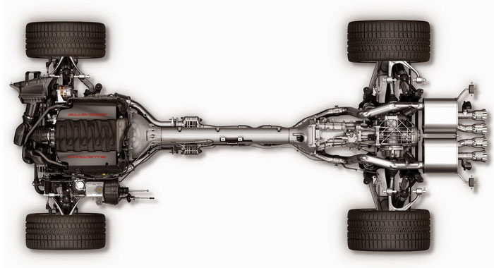 Шасси Chevrolet Corvette z06 C7