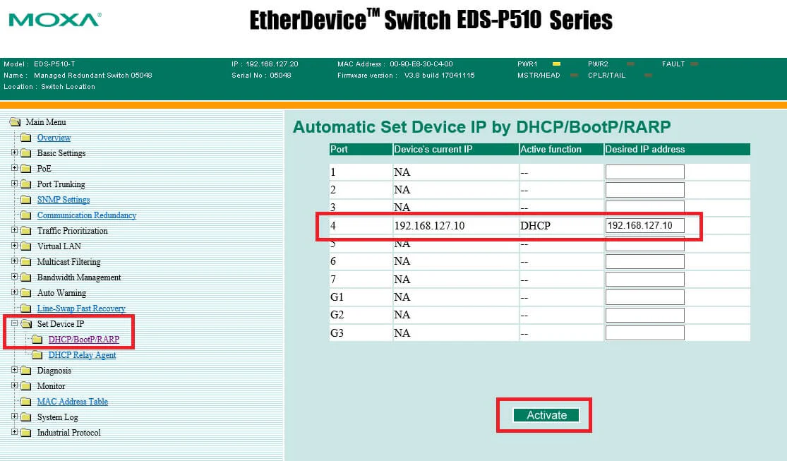 DHCP/BootP/RARP