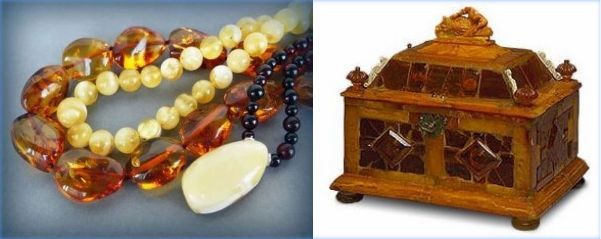 бусы из янтаря, ларец из янтаря