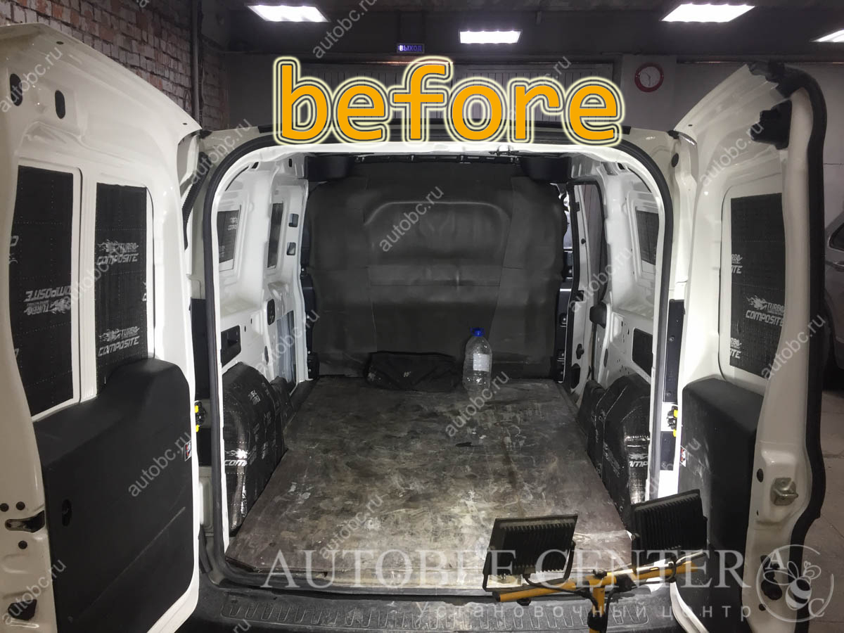 Fiat Doblo (обшивка кузова фанерой)