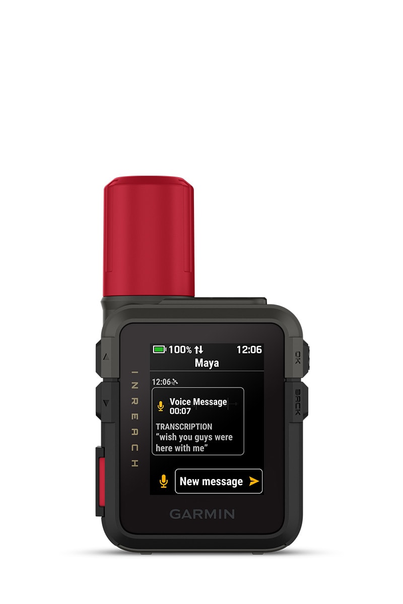 Garmin inReach Mini 3 Plus: Голосовые сообщения