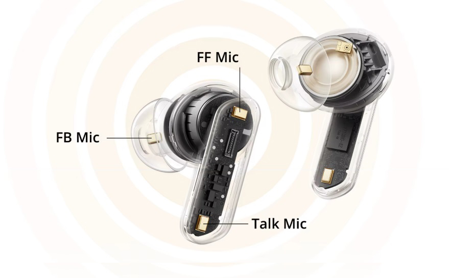 Беспроводные наушники Realme Buds Air 7-описание-7 6 микрофонов Realme Buds Air 7
