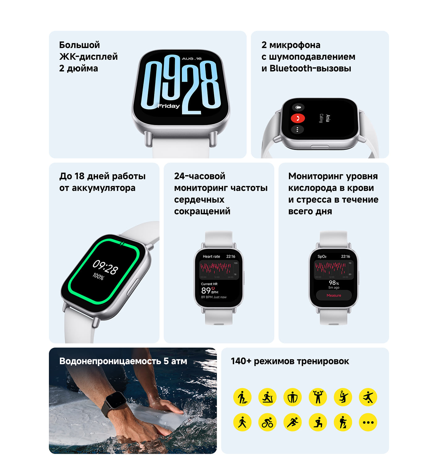 Смарт-часы Redmi Watch 5 Active