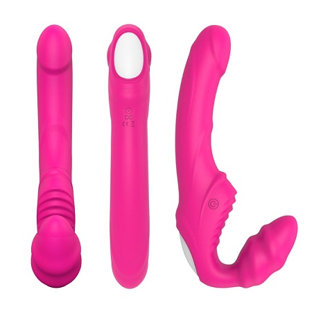 Безремневой G-spot Strapon HWOK, вид с 3х сторон