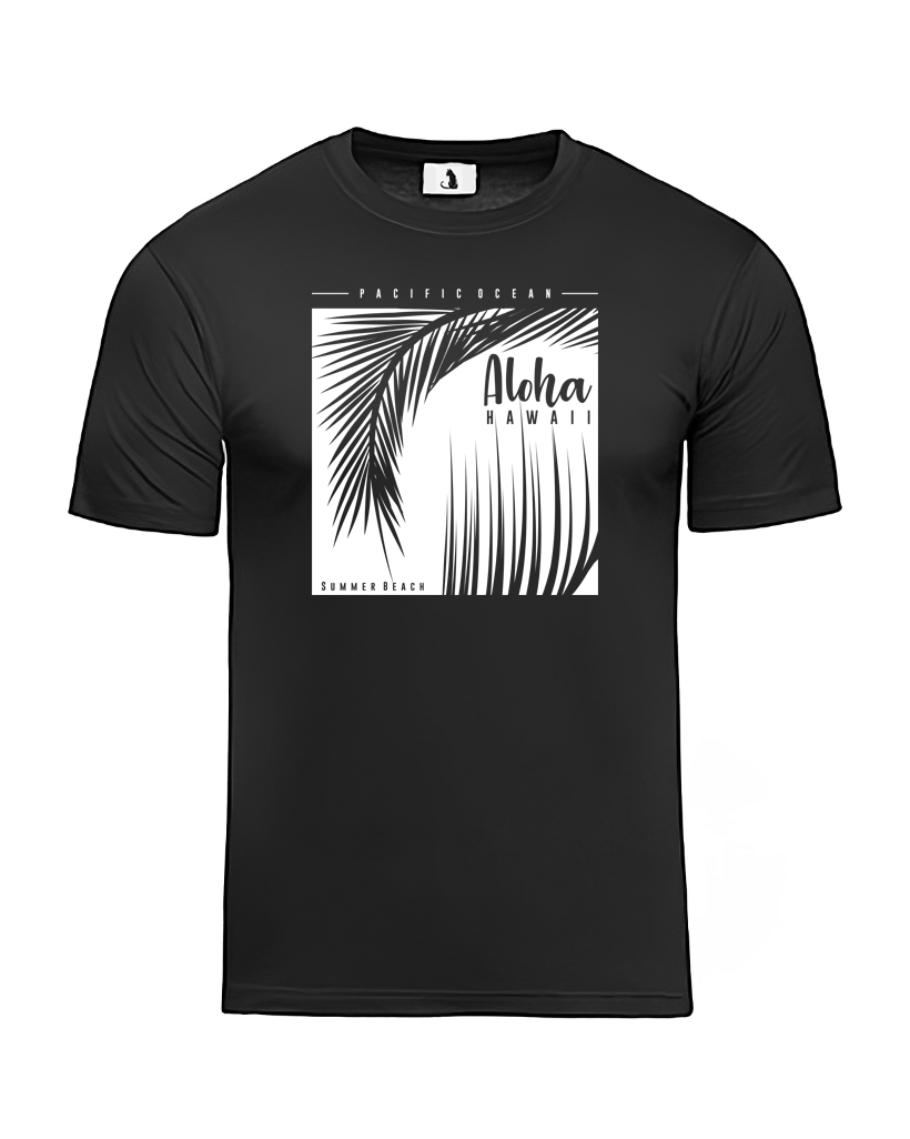 Образец футболки Aloha Hawaii классическая прямая unisex Футболка Aloha Hawaii unisex