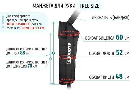 Размеры манжеты для руки Размеры манжеты для руки