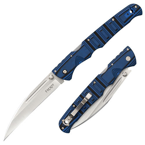 Складной нож Frenzy II, Carpenter CTS&reg; XHP Alloy, Blue/Black