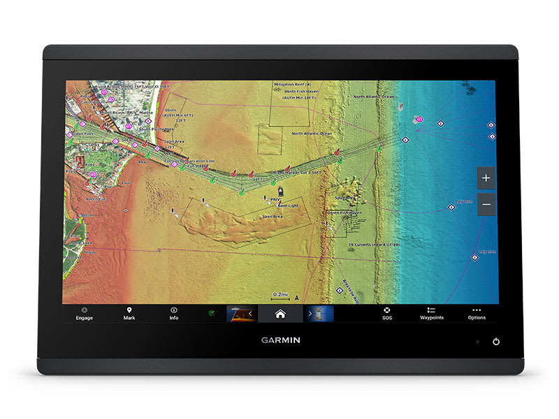 Расширенные карты Garmin Navionics Vision+ — Картплоттер Garmin GPSMAP 1223xsv с датчиком GT56