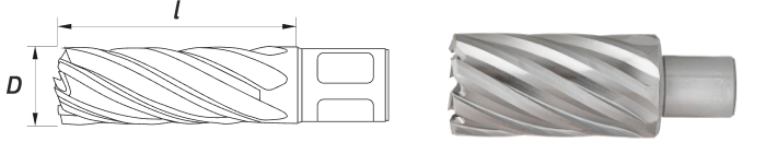 Корончатые сверла из быстрорежущей стали (HSS).png