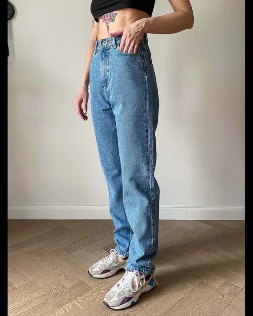 Джинсы женские MRCL 2255 Slim Straight Light Blue