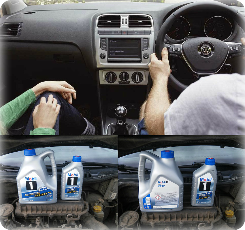 VW Polo и моторное масло мобил 5W50 в двигатель