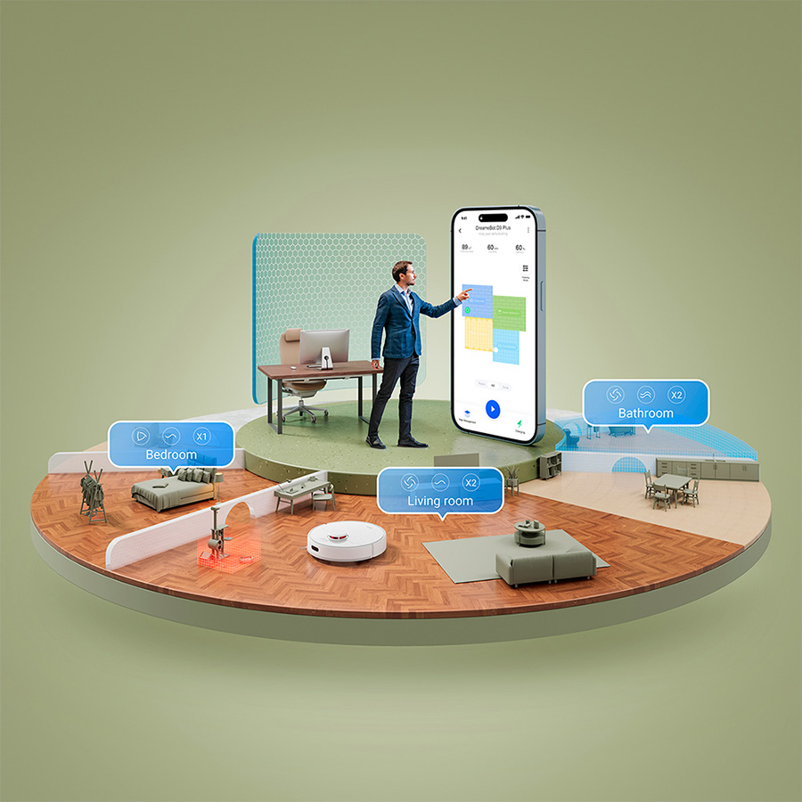 Робот-пылесос Dreame D9 Plus