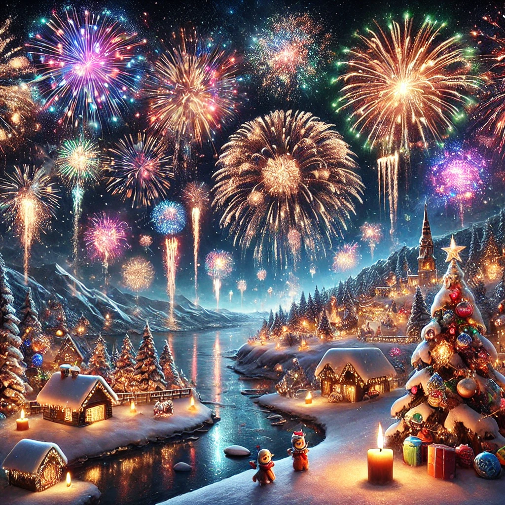 Новогодние фейерверки - купить в магазине Salut-Express Новогодние фейерверки