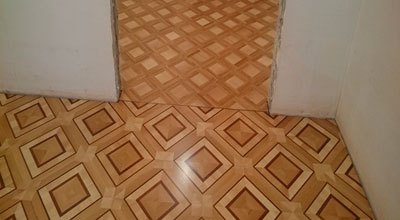 Укладка модульного паркета
