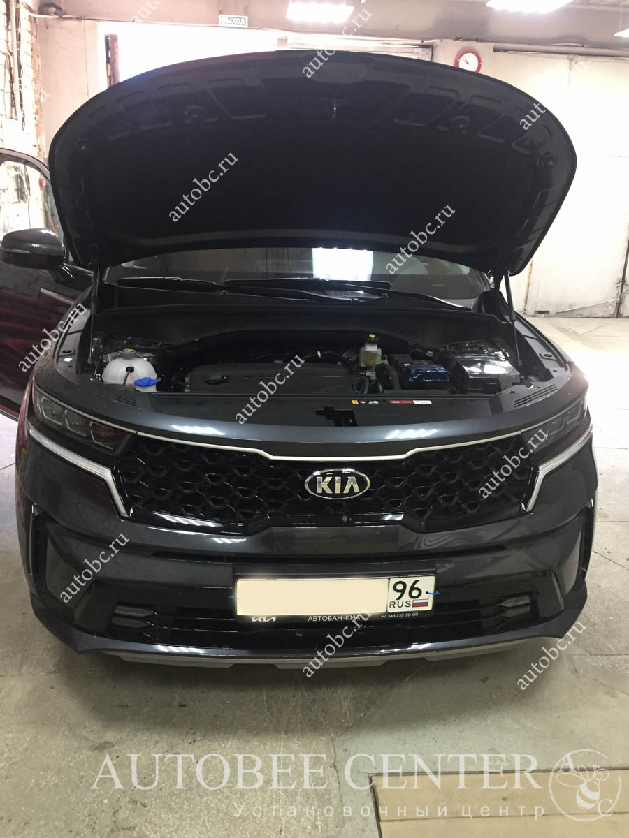 Kia Sorento (установка разнесенного радар детектора)