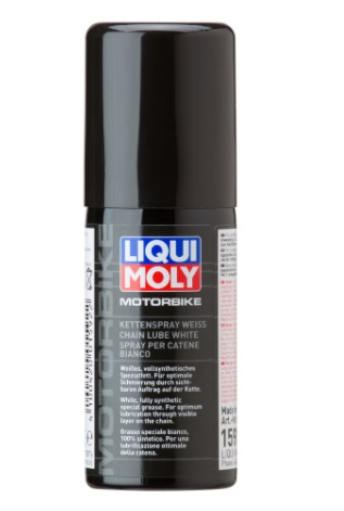 Liqui Moly Motobike Kettenspray Weiss Белая цепная смазка для мотоциклов