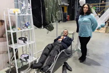 «MaxMassage» на фестивале в ARTPLAY 2020 Фестиваль в Петербурге. ВегМарт 2020.