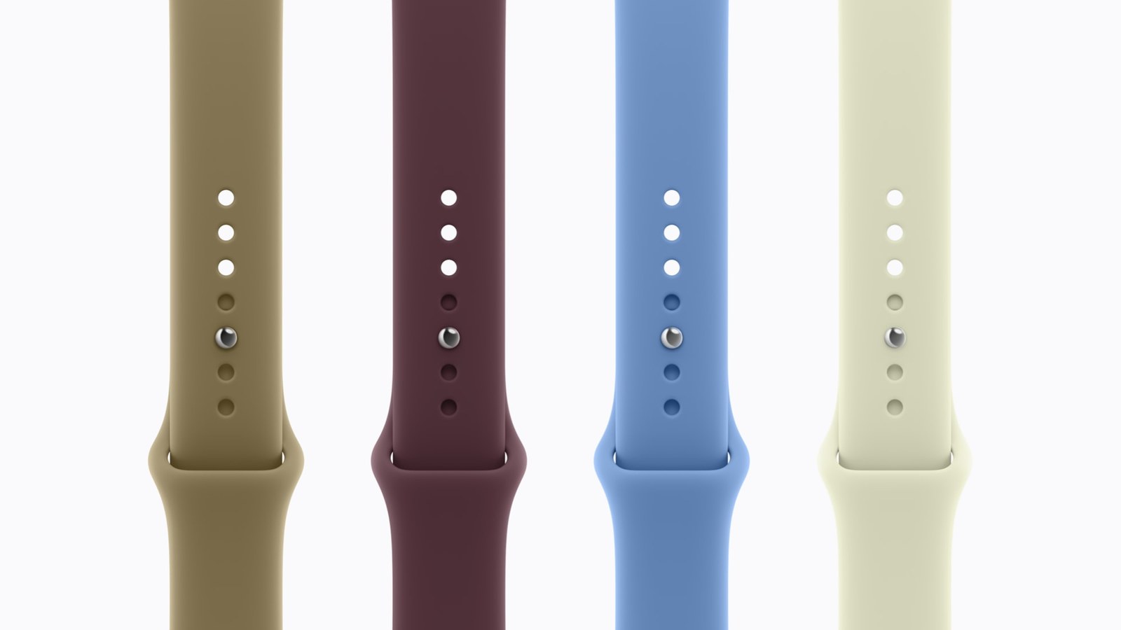Apple Watch Series 12 — ремешки Sport Band новых оттенков Apple Watch Series 12 — ремешки Sport Band новых оттенков
