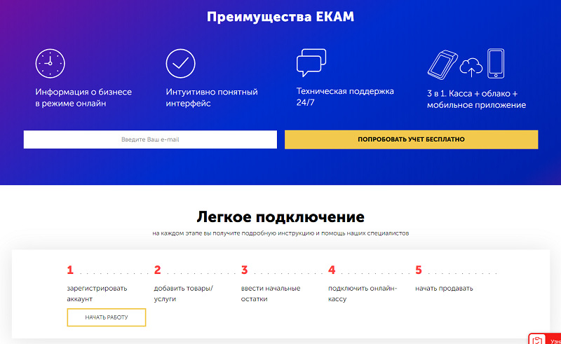 Программа для учета товаров ЕКАМ позволяет анализировать показатели удаленно