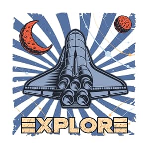 принт Explore