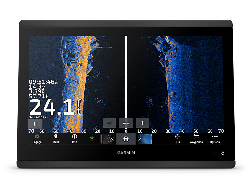Ultra High-Definition сканирование — Картплоттер Garmin GPSMAP 1223xsv с датчиком GT56