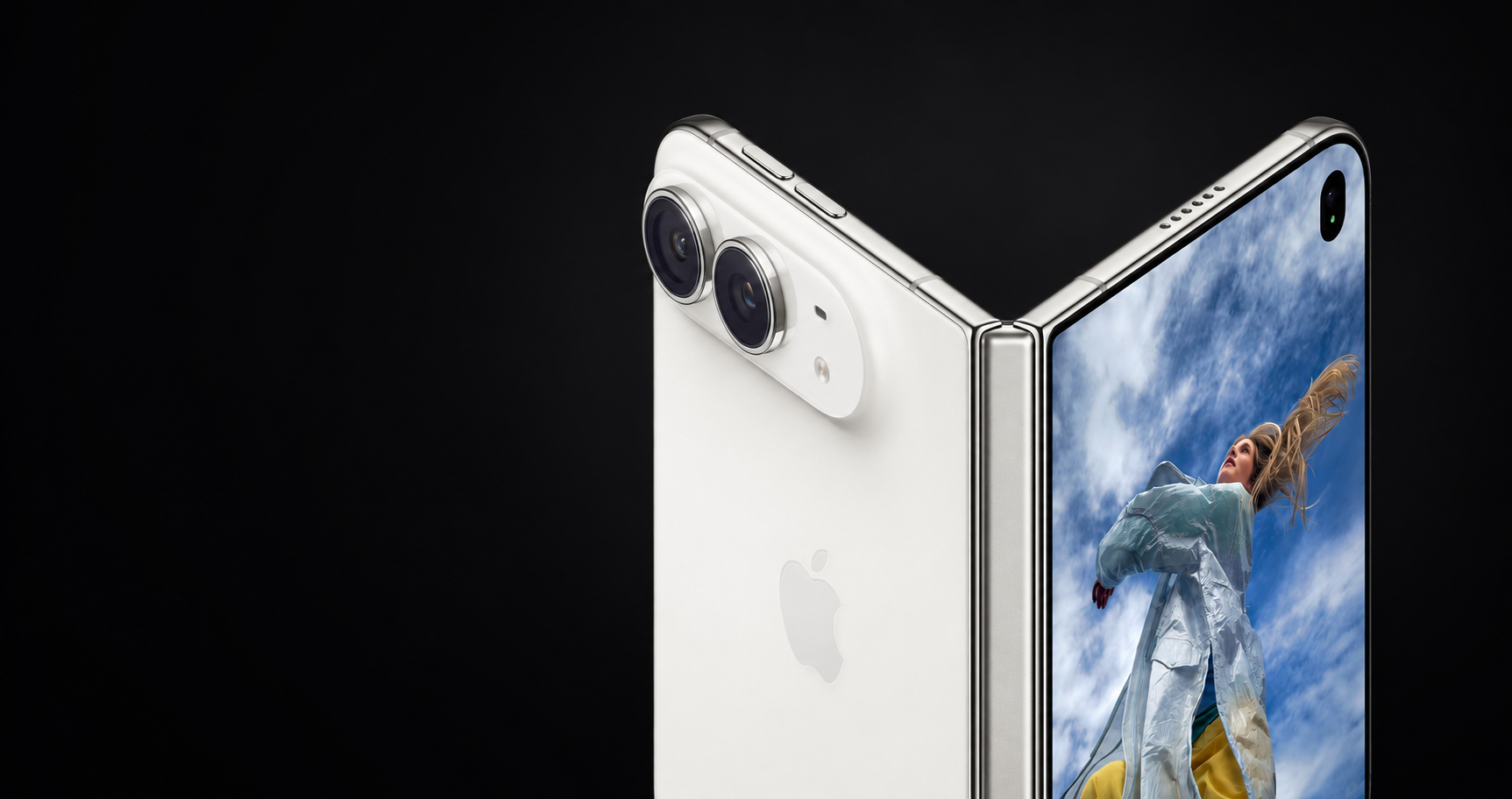 Титановый шарнир и корпус Apple iPhone Duo