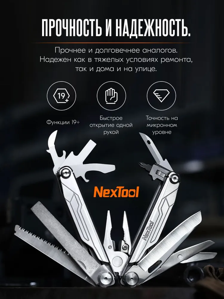 Мультитул NexTool Flagship Captain Multi Tool (NE20214)