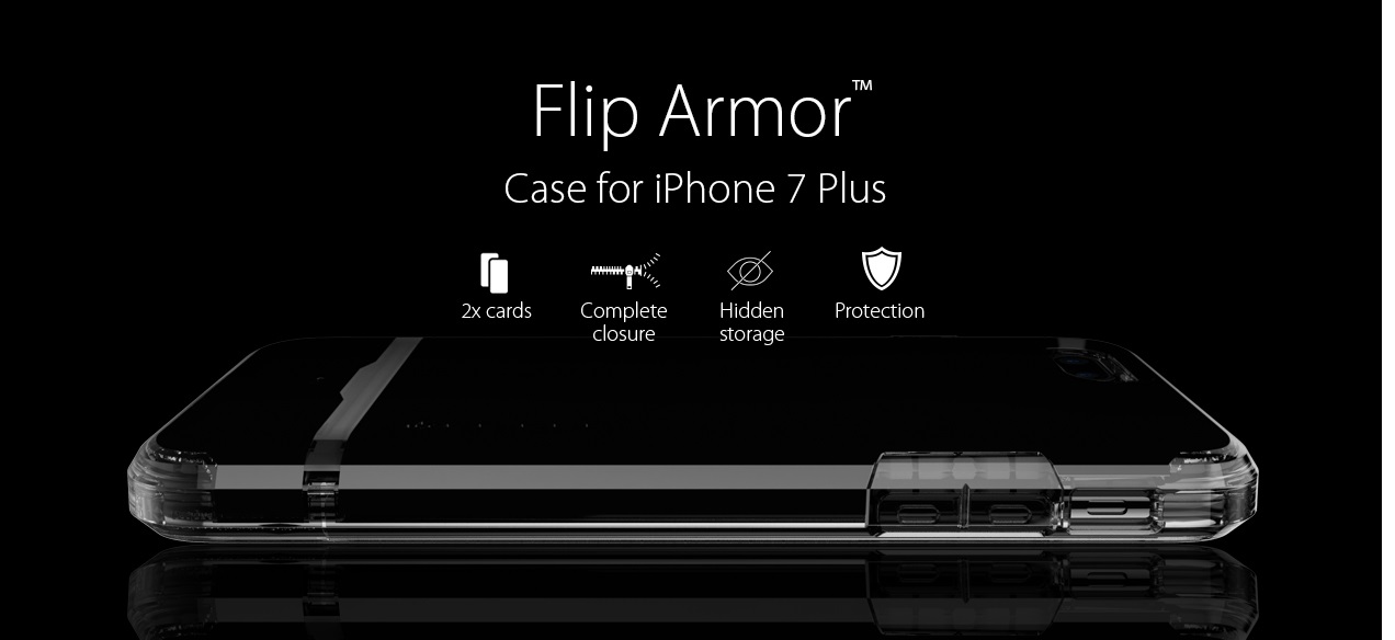 Оригинальные накладки-визитницы Case Flip Armor Sgp Spigen для iPhone 7 Plus.