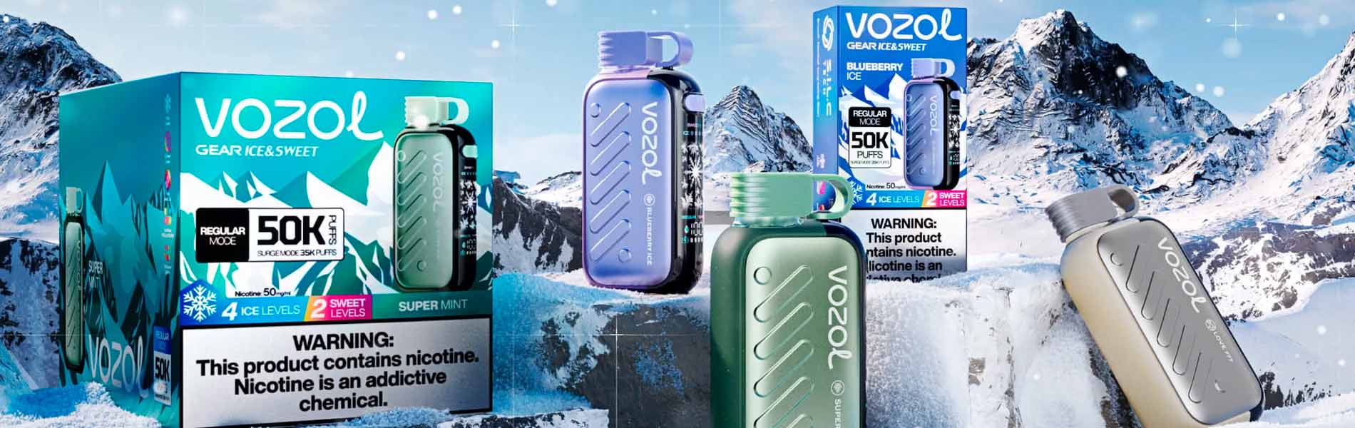 Vozol Gear Ice & Sweet 56000 внешний вид и дизайн Vozol Gear Ice & Sweet 56000 внешний вид и дизайн