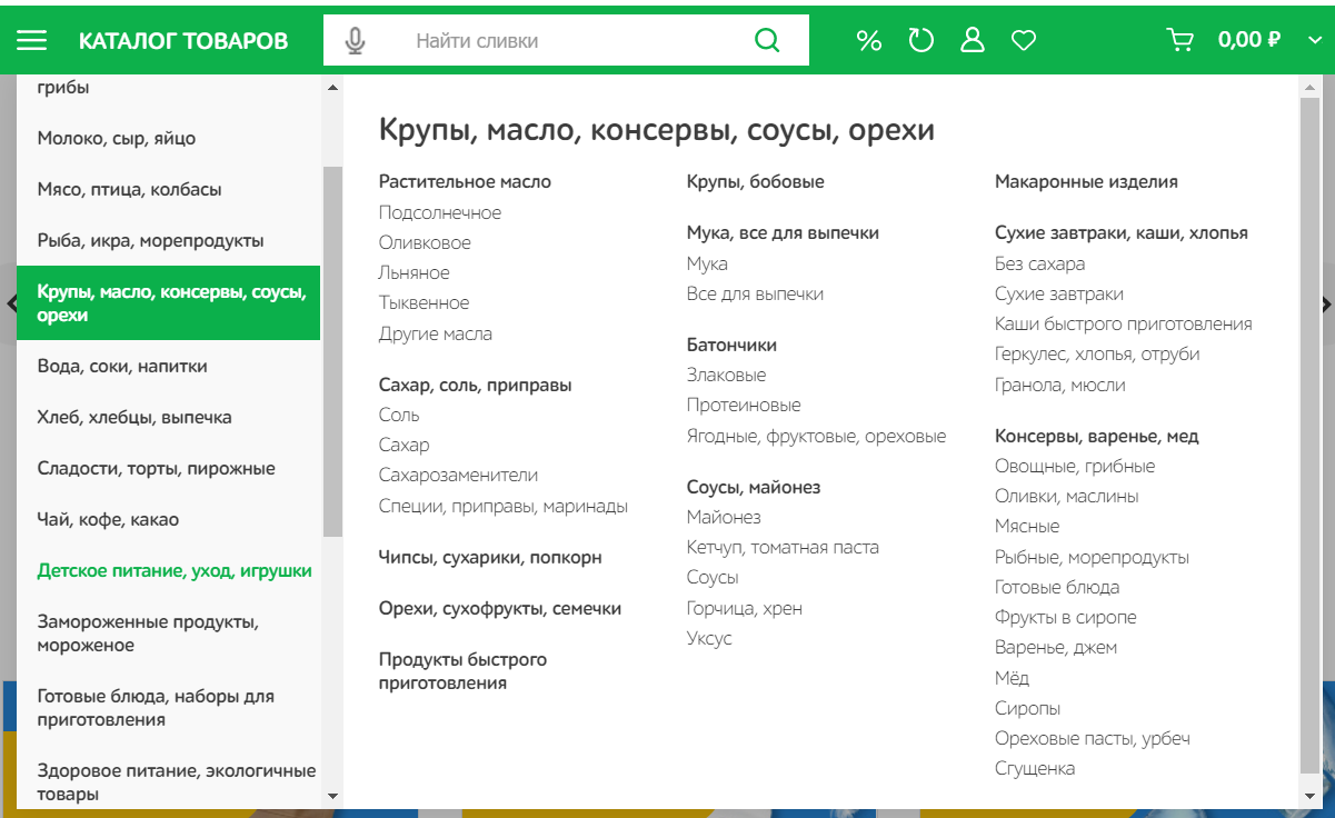 магазин продуктов