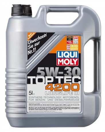 Top Tec 4200 специальное масло для Фоксваген Моторное масло высшего качества для VW Top Tec 4200