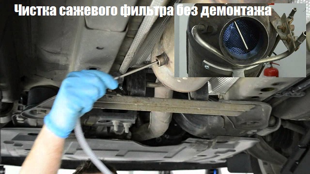 Чистка фильтра без демонтажа (DPF)