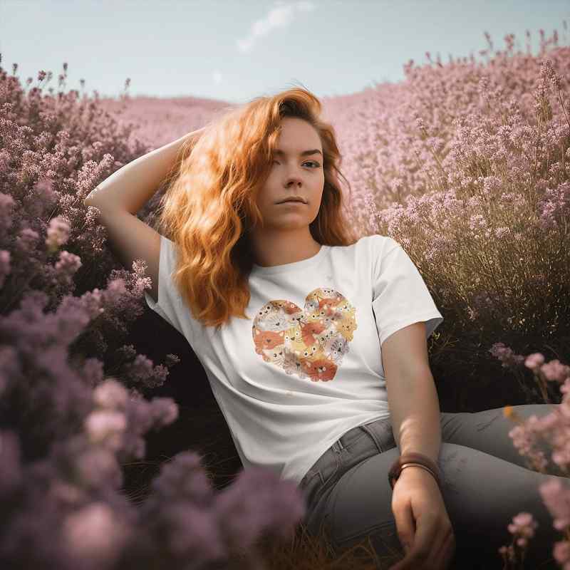 Футболка Сердечко с котами