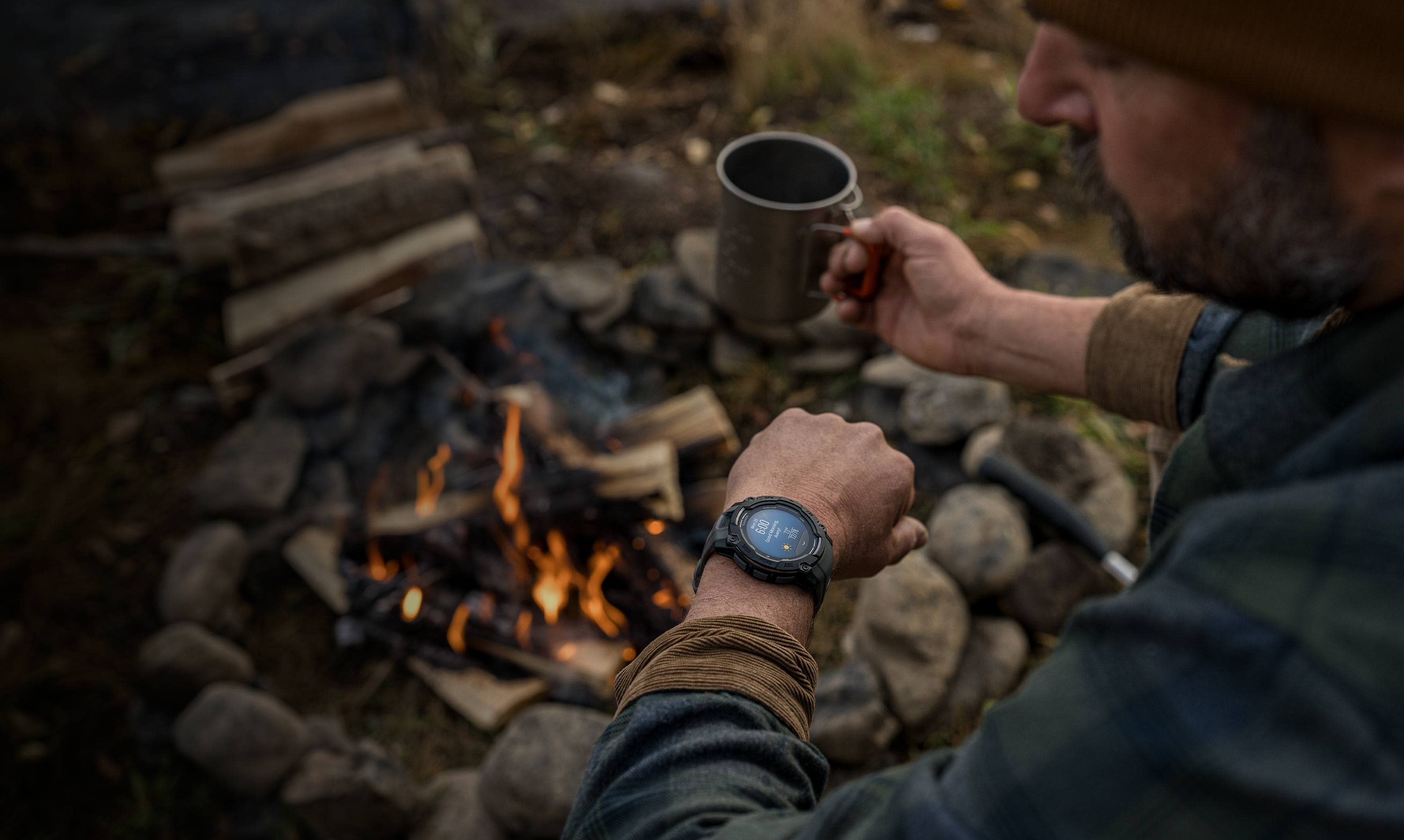Усиленный безель Garmin Instinct 3 AMOLED