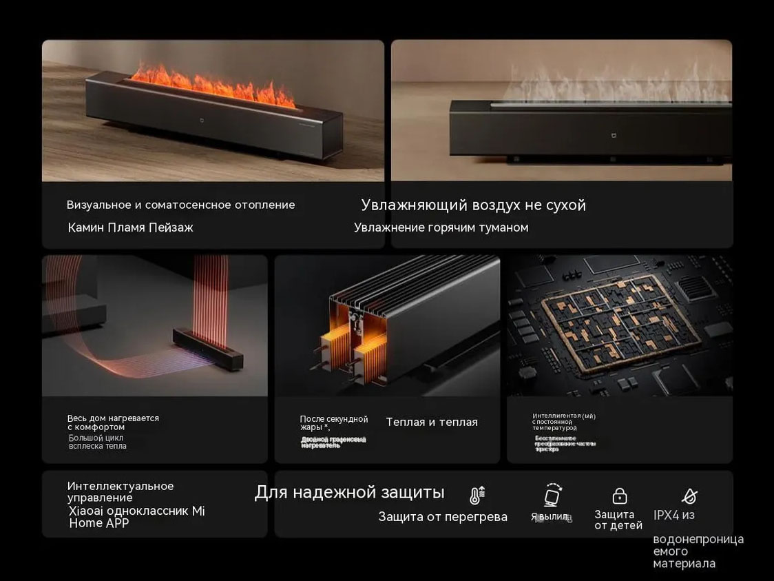 Xiaomi Mijia Baseboard Electric Heater Graphene Heating Simulated Flame Edition 2200W ( TJXDNQ06ZM)-описание-2 Xiaomi Mijia Baseboard Electric Heater Graphene Heating Simulated Flame Edition 2200W ( TJXDNQ06ZM)-описание-2.jpg