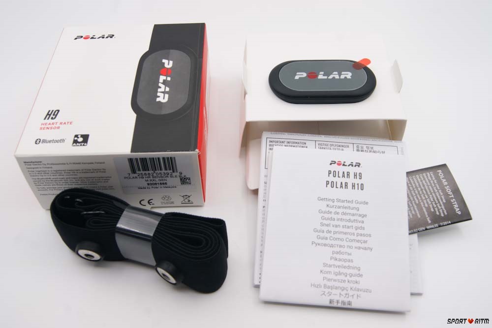 распаковка Polar H9 
