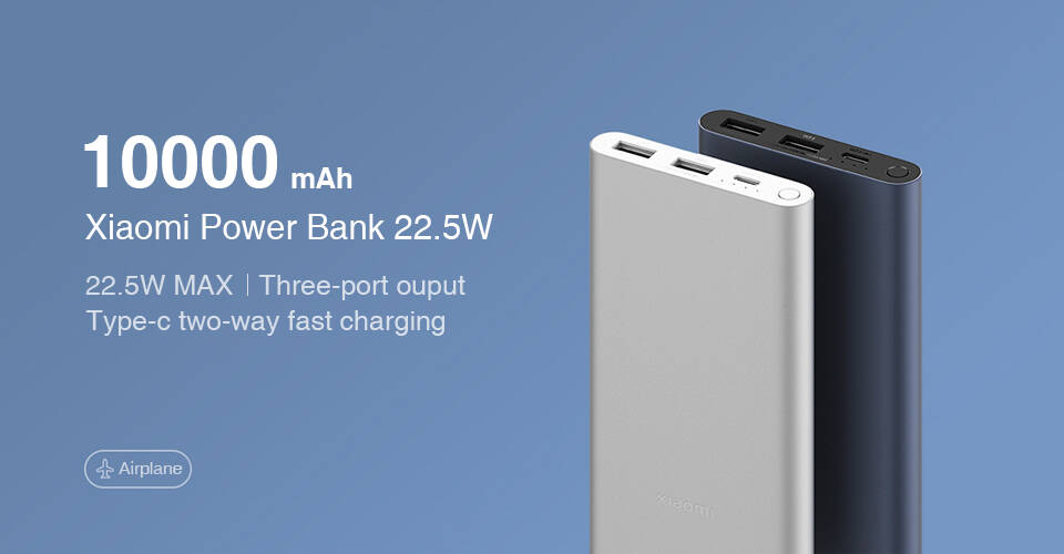 Аккумулятор Xiaomi Power Bank 3 10000 mAh 22.5W (PB100DZM)