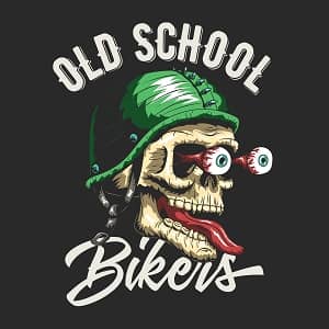 Принт Old school bikers