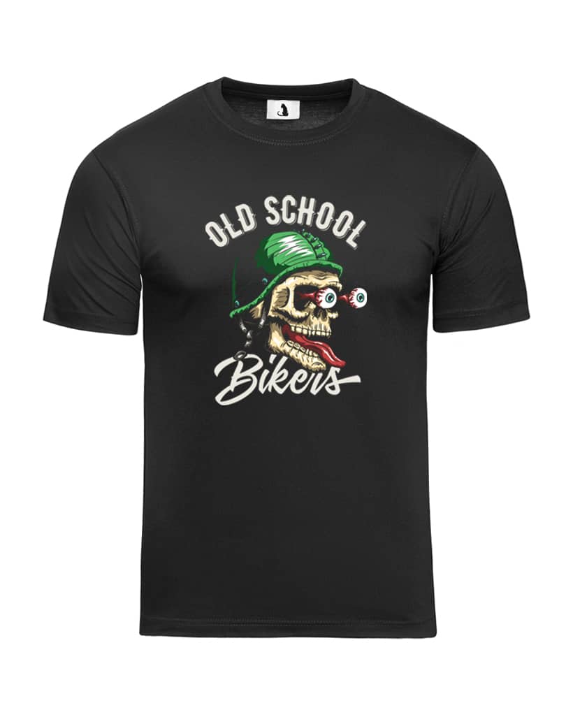 Футболка Old school bikers unisex классического прямого кроя