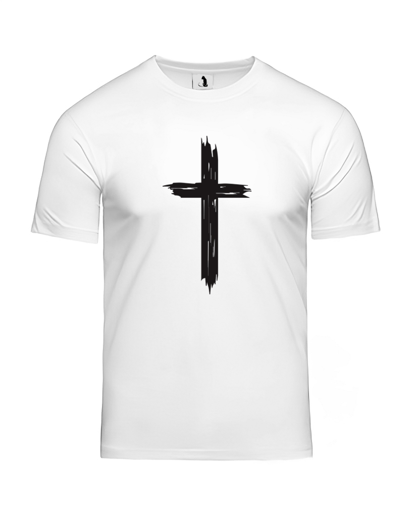 Образец футболки с крестом unisex Футболка с крестом unisex