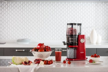 Красная соковыжималка Hurom Premium H-AI