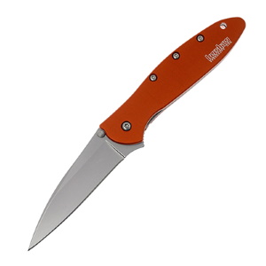 Складной нож Leek - Kershaw 1660OR, сталь Sandvik™ 14C28N, рукоять анодированный алюминий оранжевого цвета Складной нож Leek - Kershaw 1660OR, сталь Sandvik™ 14C28N, рукоять анодированный алюминий оранжевого цвета