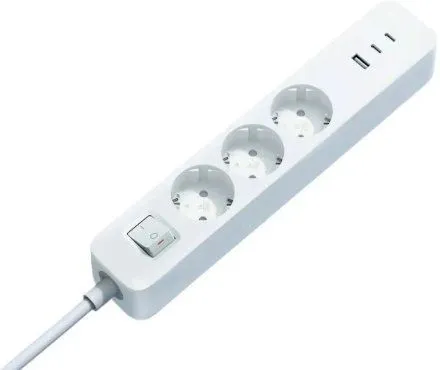 Удлинитель настольный Xiaomi 20W Power Strip (2C1A) BHR07UKEU