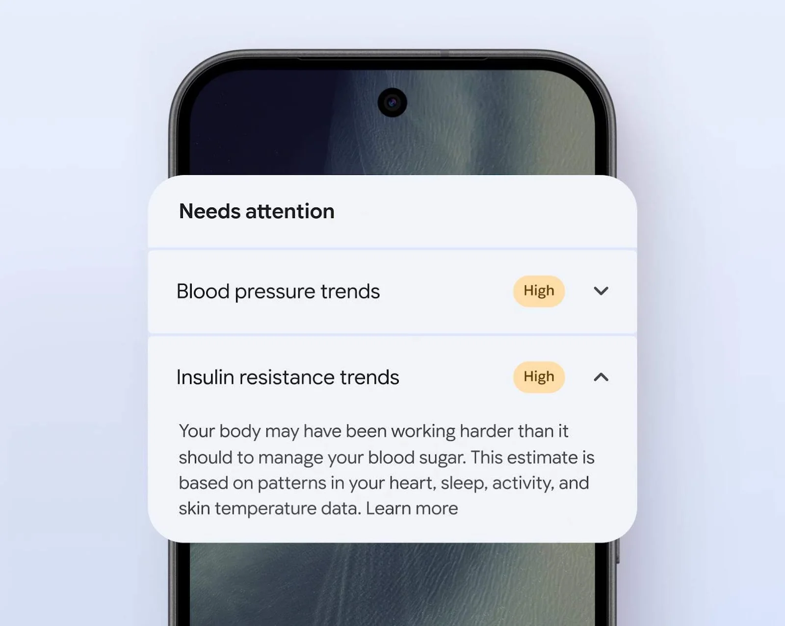 Тренды здоровья в Google Health Premium