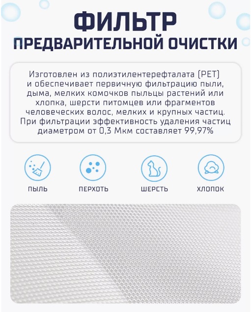 Фильтр Beheart для очистителя воздуха Xiaomi Mi Air Purifier 4 Pro
