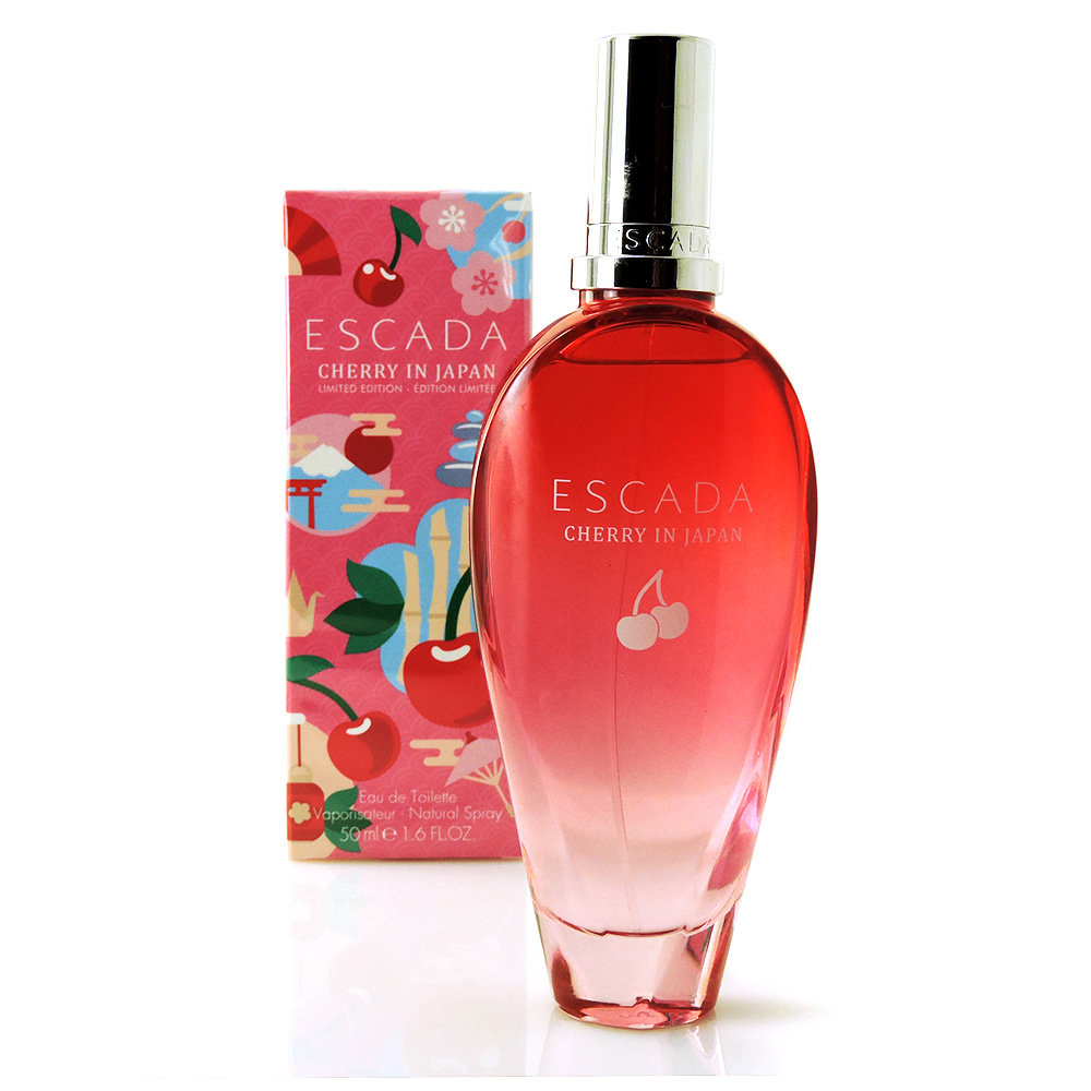 Escada Cherry In Japan Limited Edition — туалетная вода для женщин. Нежный вишнево-жасминовый букет с легким орехово-шоколадным послевкусием