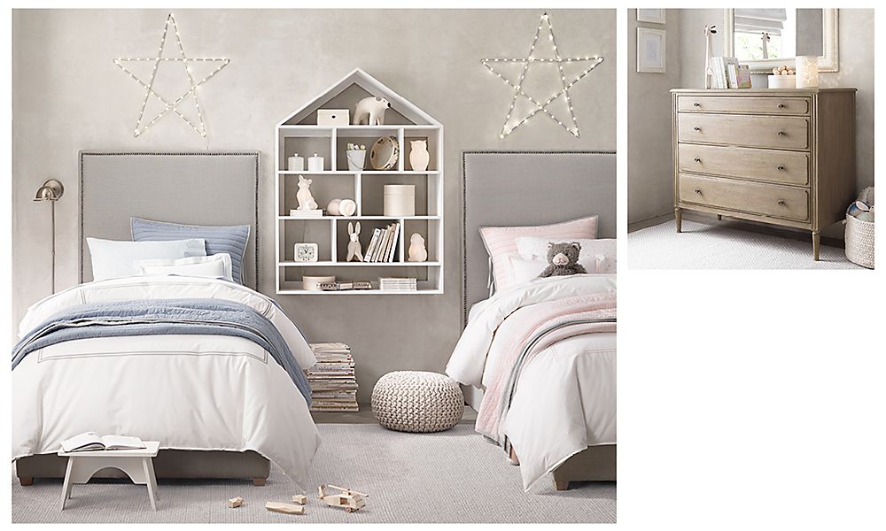 Красивая детская для мальчика и девочки Restoration Hardware